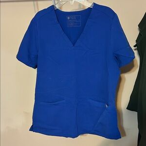 Figs Women’s Winning Blue Scrub Top